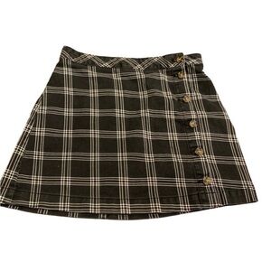 H&M Divided Plaid Mini Skirt Size 8